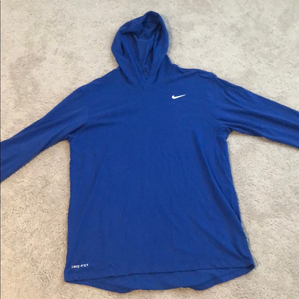 Nike Blue Dri-FIT Hoodie
